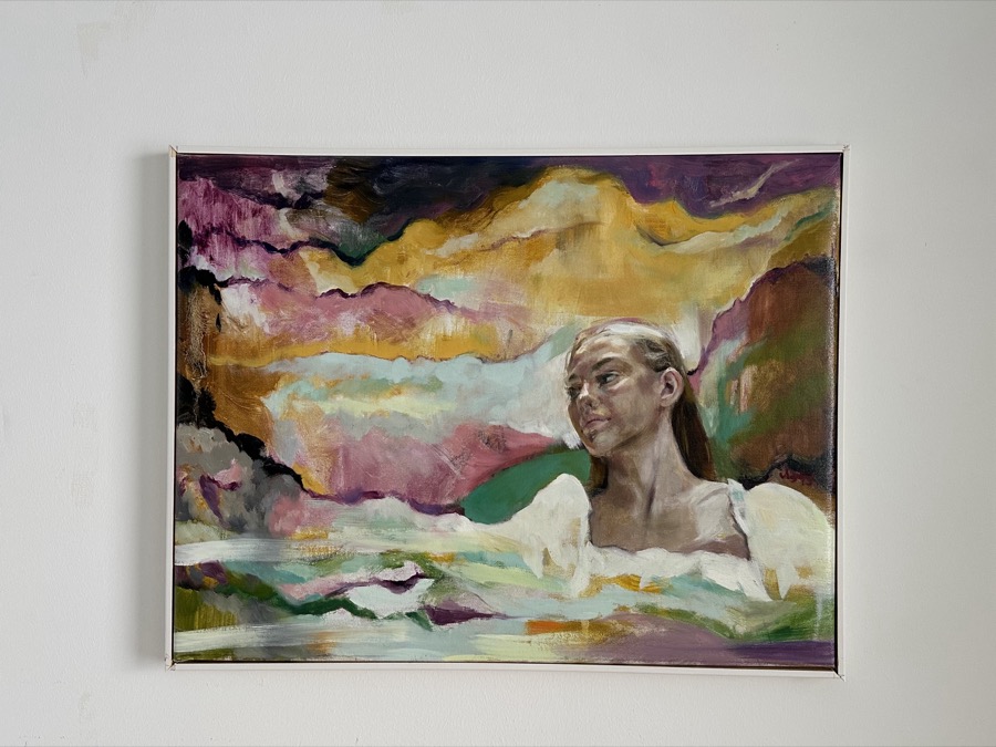 Porträtt i landskap